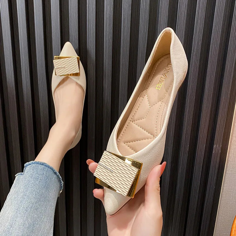 Flat Shoes for Women Spring and Summer 2025 New Casual Non Slip Ladies Shoe Plus Size Women's Shoes 41-43 loafers women Zpaxo