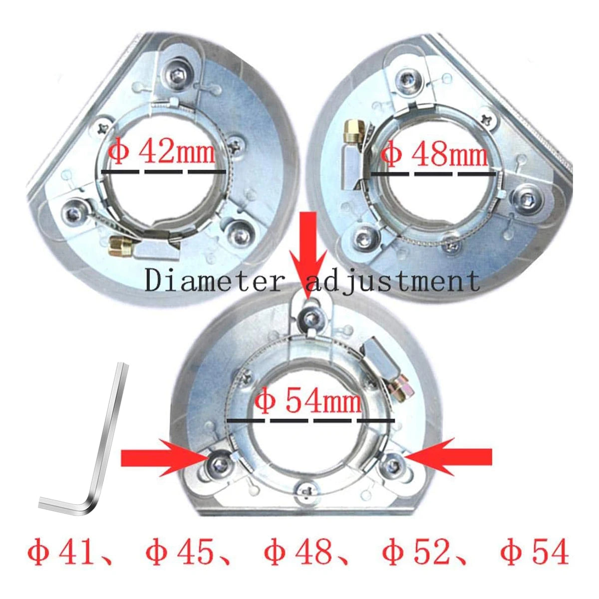 Attachments Dust Extractor Cutting Shroud Guard Professional Angle Grinder Guard Durable Grinding Cover Applicable 100/125/150 Zpaxo