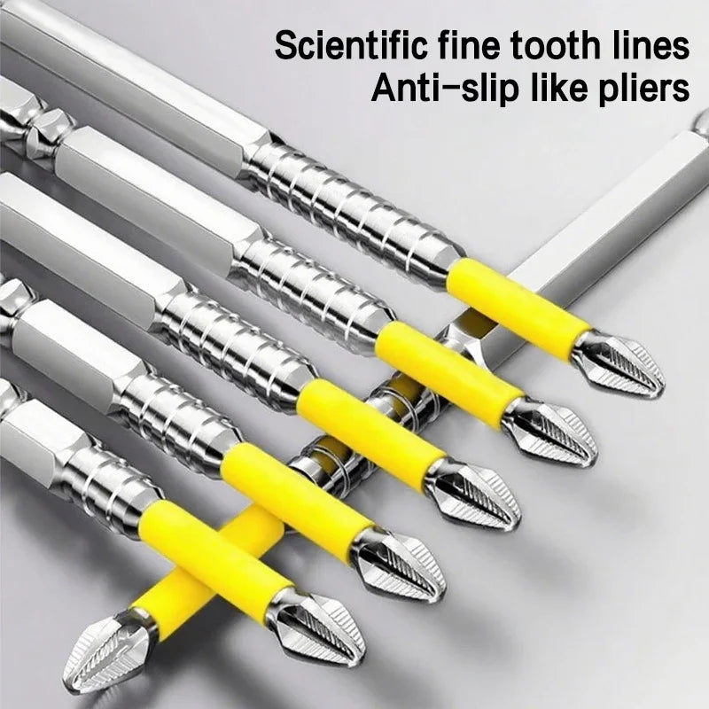 25 50 65 70 90 Magnetic Screwdriver Bit Non-slip Impact Drill 1 Zpaxo