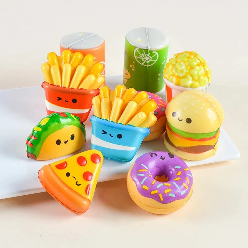 Mini Fast Food Resin Miniatures Cute Snack Shapes Micro Decor DIY