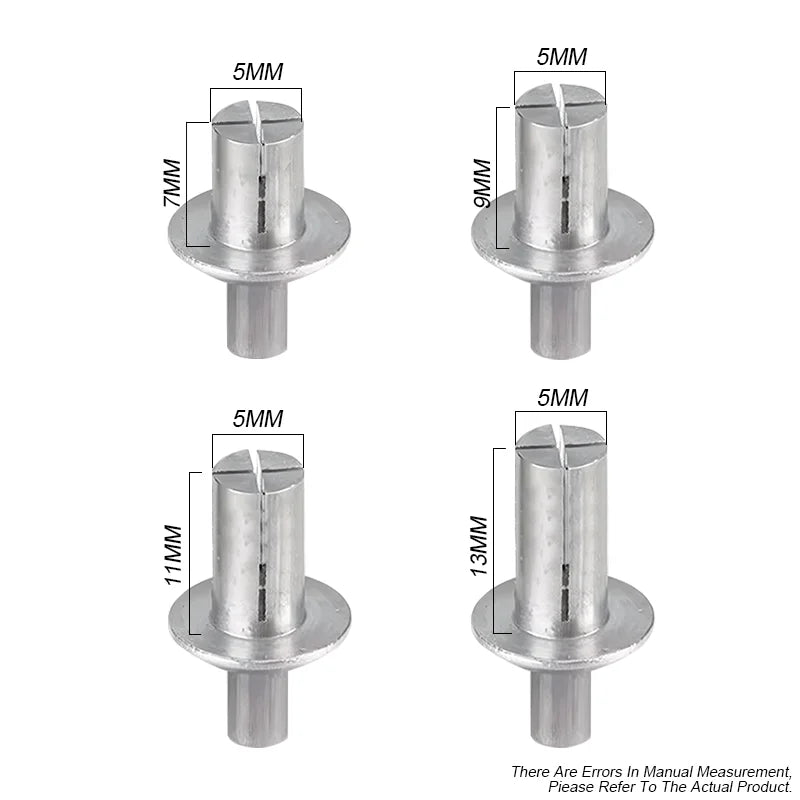 Hammer Drive Expansion Aluminum Nail Head Piercing Rivets Round