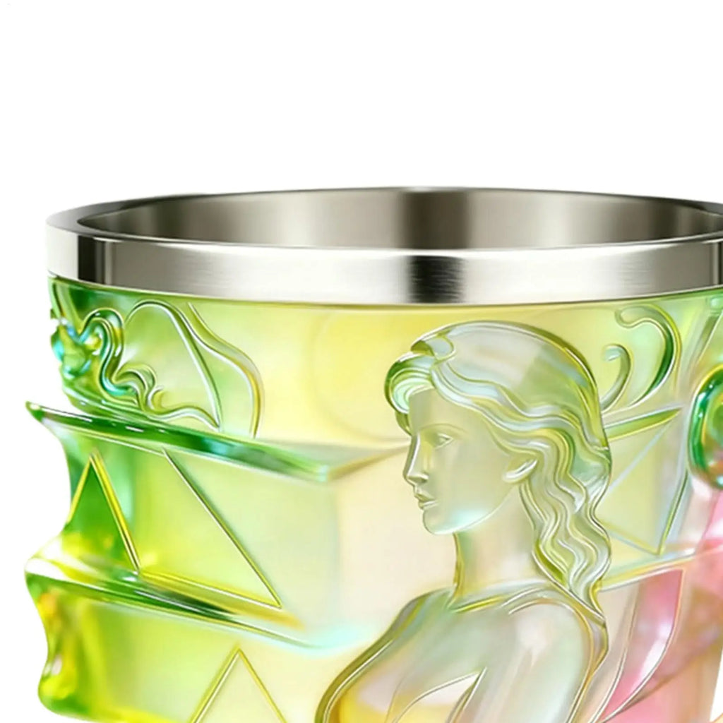 Book Mug Novelty Feminine Design Cup 3D Hand Painted Handle Women