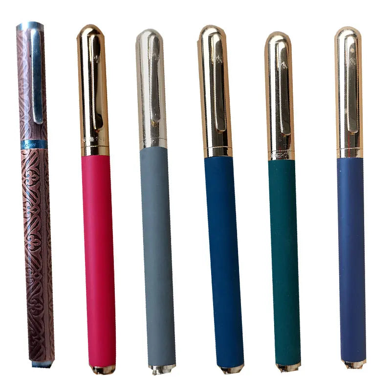 New And Old Hero 395 Fountain Pen Students Write a Metal Rod Pointed Collecting Antique Pen Zpaxo