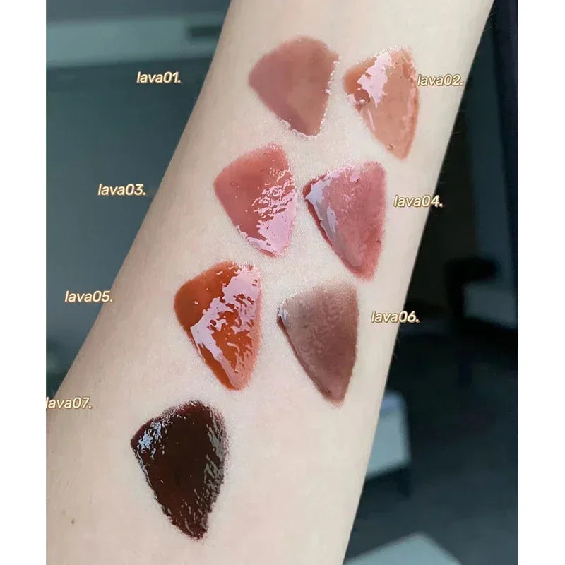 7 Colors Mirror Watery Lip Gloss Moisturizing Nature Hydrating Liquid