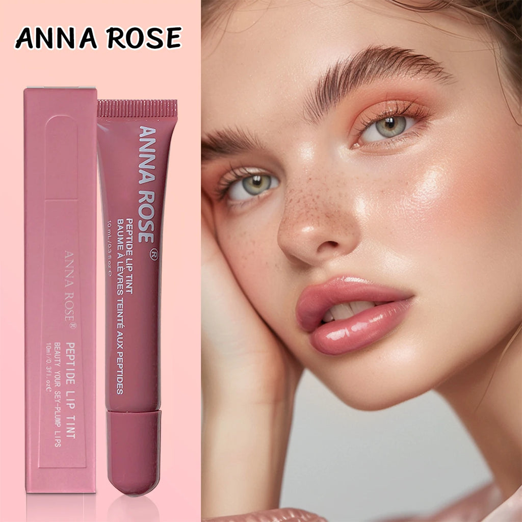 Peptide-Infused Lip Tint Set - 4 Jelly Gloss Shades, Moisturizing Lip Gloss, Long-Lasting Shiny Lip Color Zpaxo