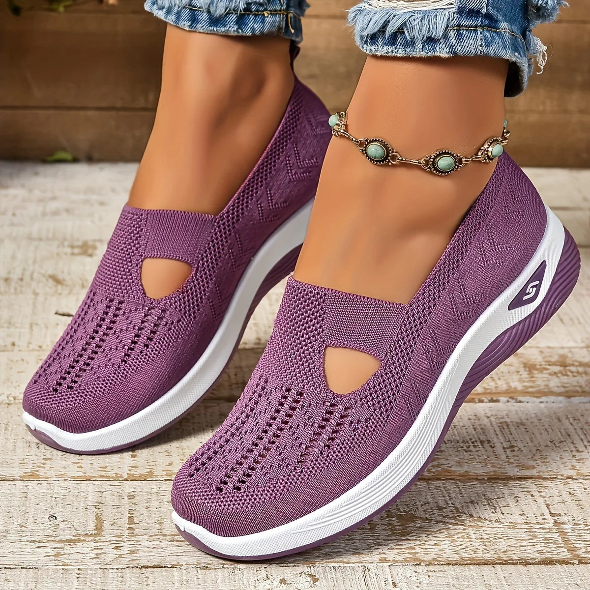 Arrival Women Mesh Breathable Comfortable Orthopedic Shoes Non Slip