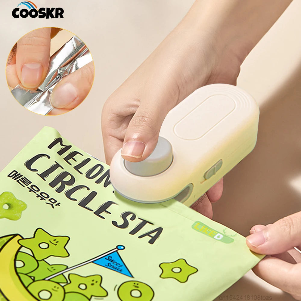 Mini Heat Sealer Food Package Bag Sealing Machine Handheld Portable