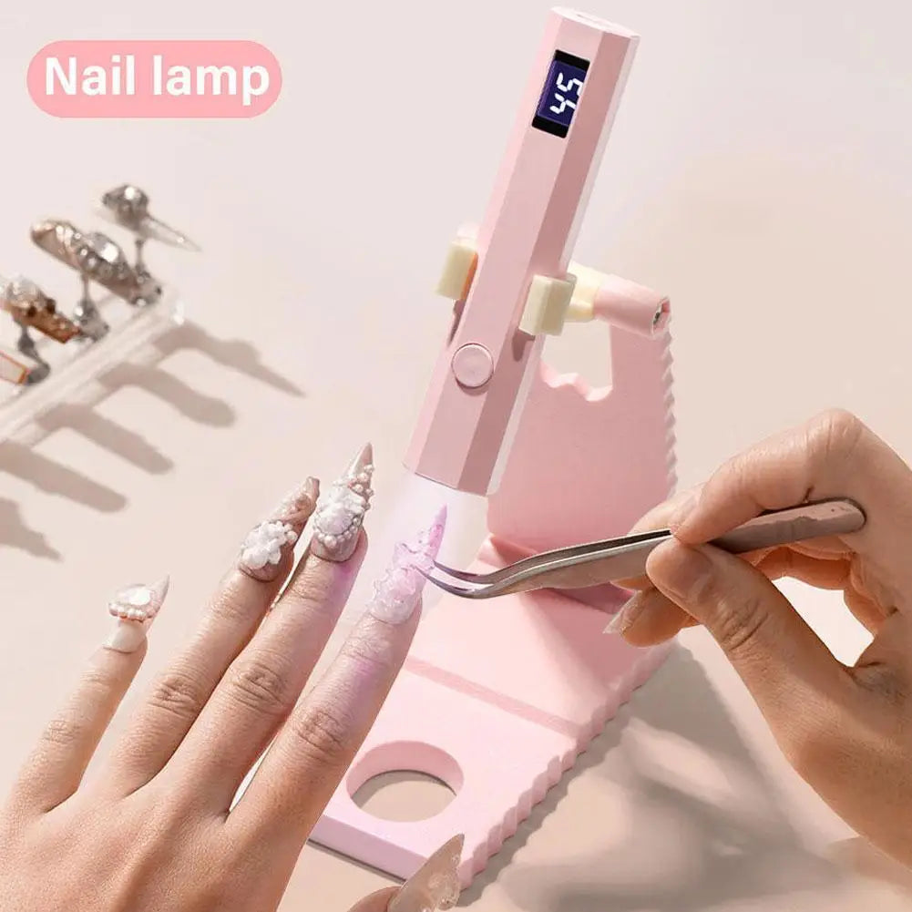 Portable Mini UV LED Nail Lamp – 30-Second Gel Nail Dryer UV Nail Lamp Zpaxo