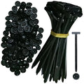 Car Nylon Cable Tie Buckles Universal Heavy Duty Self-Locking Zip Ties Holder with Pin Button Fasteners Car UV Resistant Ties Zpaxo Cable Ties kit 40pcs