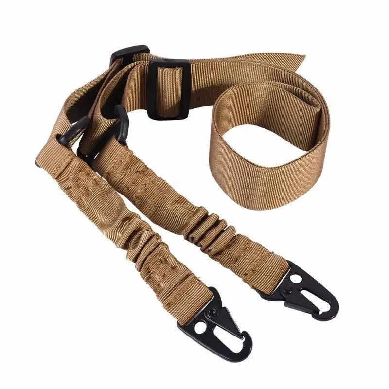 Tactical 2-Point Gun Sling Canvas Shoulder Strap – Rifle Belt