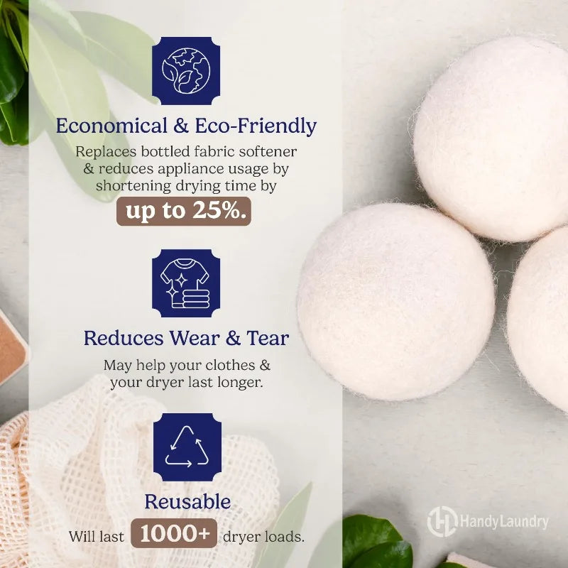 Household tumble dryer balls ball for the washing machine laundry balls Softener Laundry Accessories Eco Softener Alternative Zpaxo