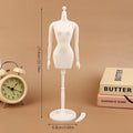 ▶1PCS 1:6 Doll Mannequin Coat Hanger Dollhouse Doll Skirt Support Wedding Mannequin Stand Humanoid Model Toy Doll Gown Display Zpaxo 1Pc
