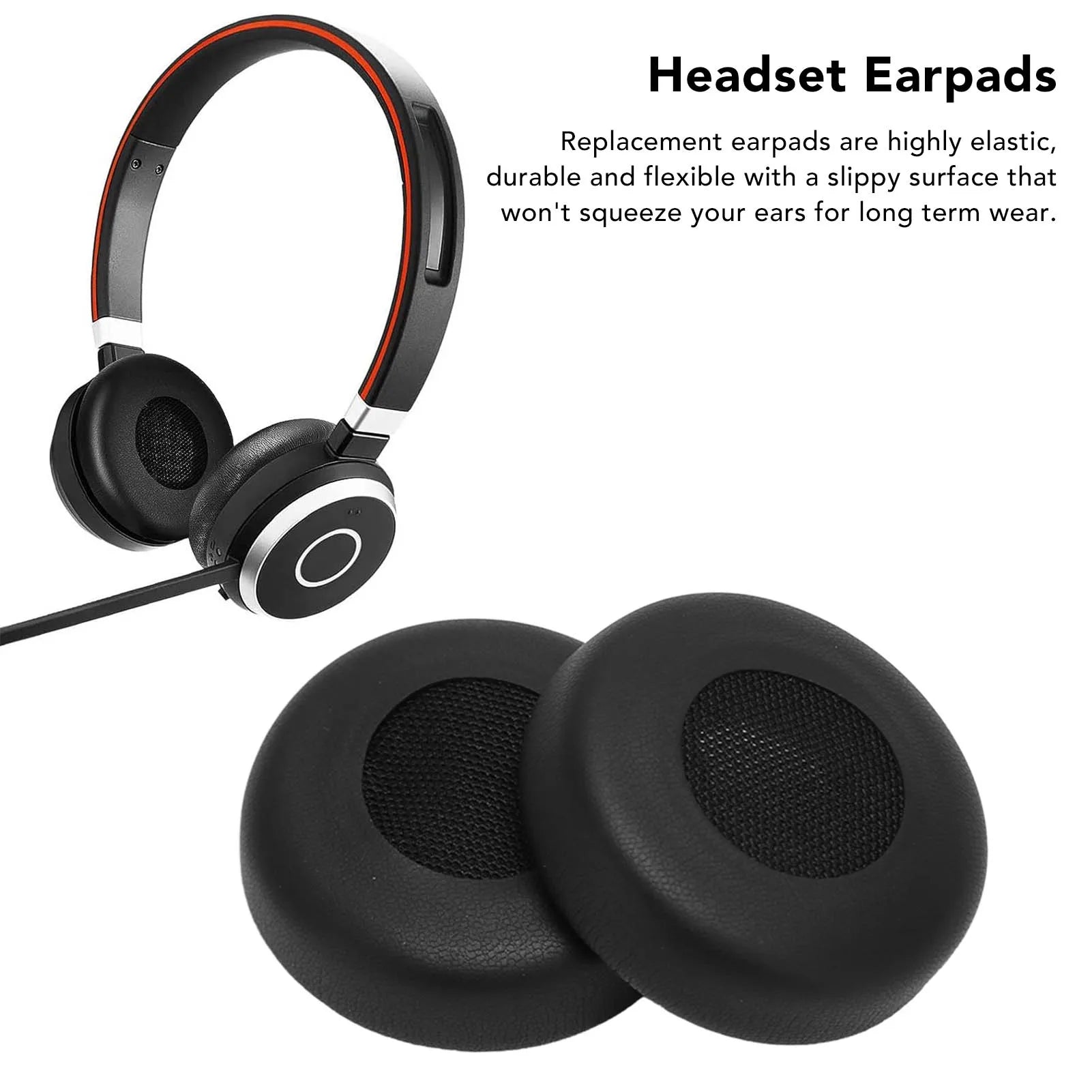 Replacement Earpads Professional Protein Leather Headphone Ear