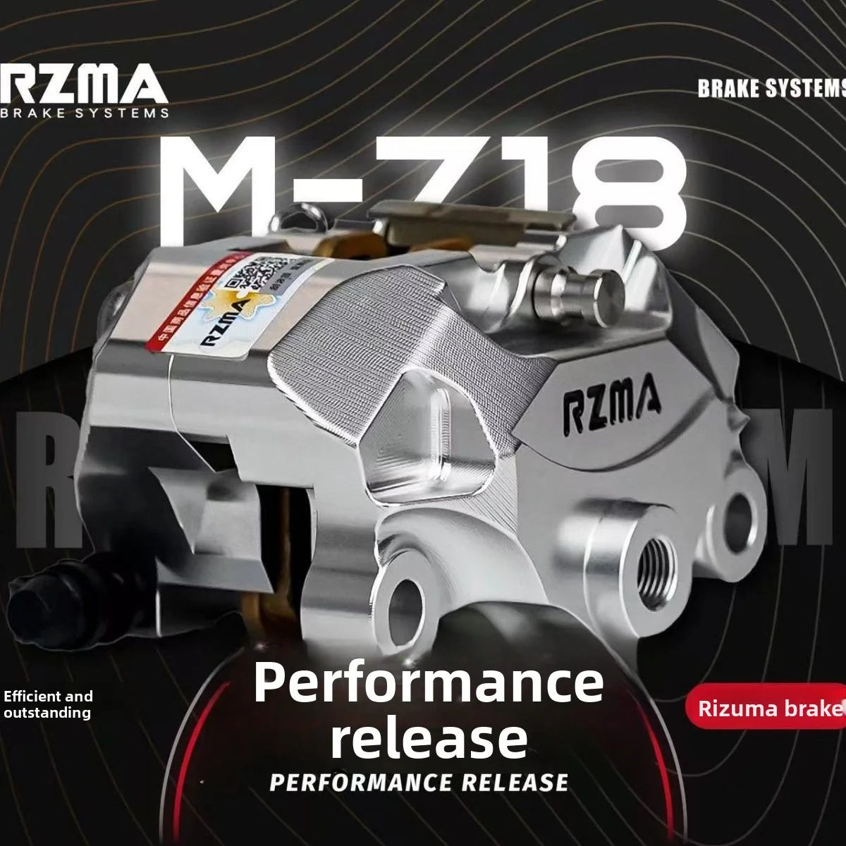 RZMA M718 Dual Piston Disc Brake Caliper – Electric Motorcycle
