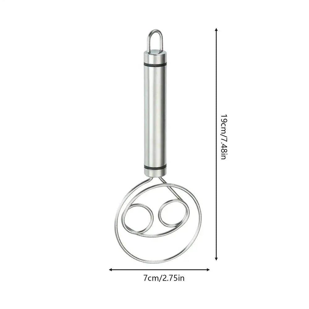 Stainless Steel Dough Whisk – Bread & Pastry Blender Tool Dough Whisk Zpaxo 1PC
