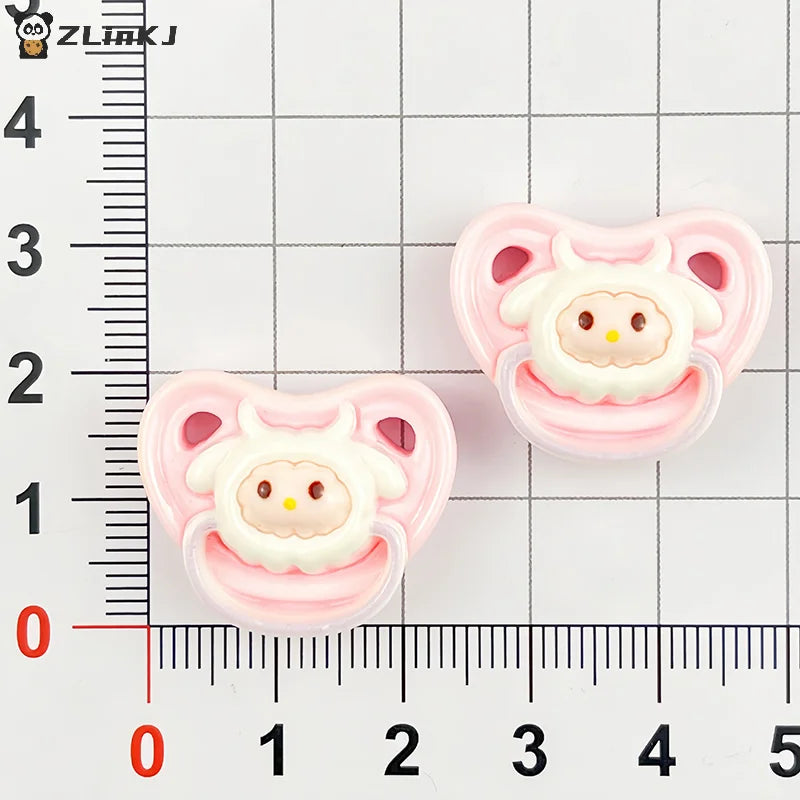 ▶10Pcs Lovely Mini Doll Pacifier Play House Supplies Dummy Nipples For Doll Baby Dolls Kids Toy Baby Pacifier Accessories Zpaxo