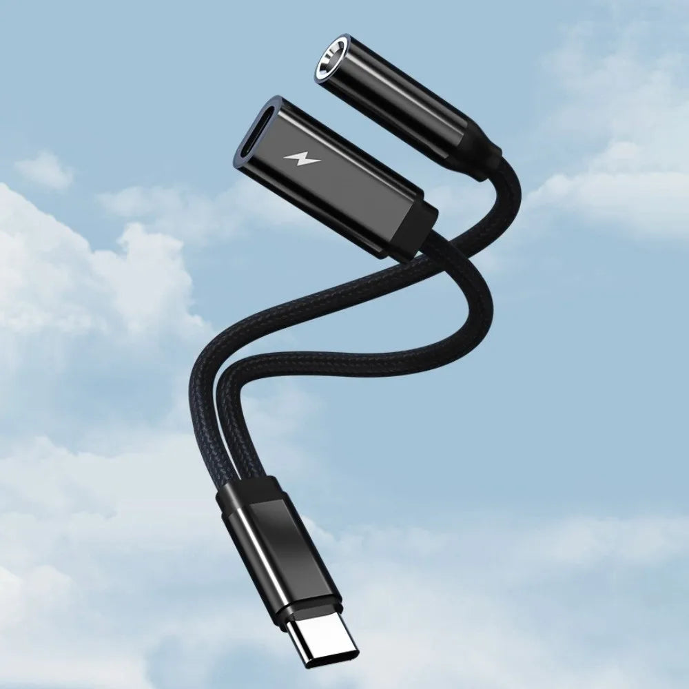 PD 60W USB C Adapter Universal Dual 1 Splitter High-speed Zpaxo