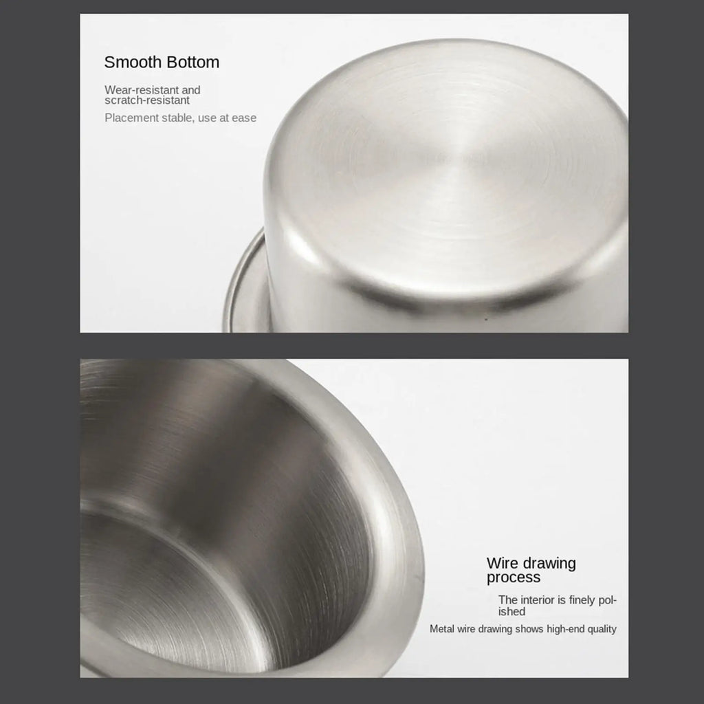 Stainless Steel Cup Holder Insert Drop Boat RV Yacht Drink Coaster