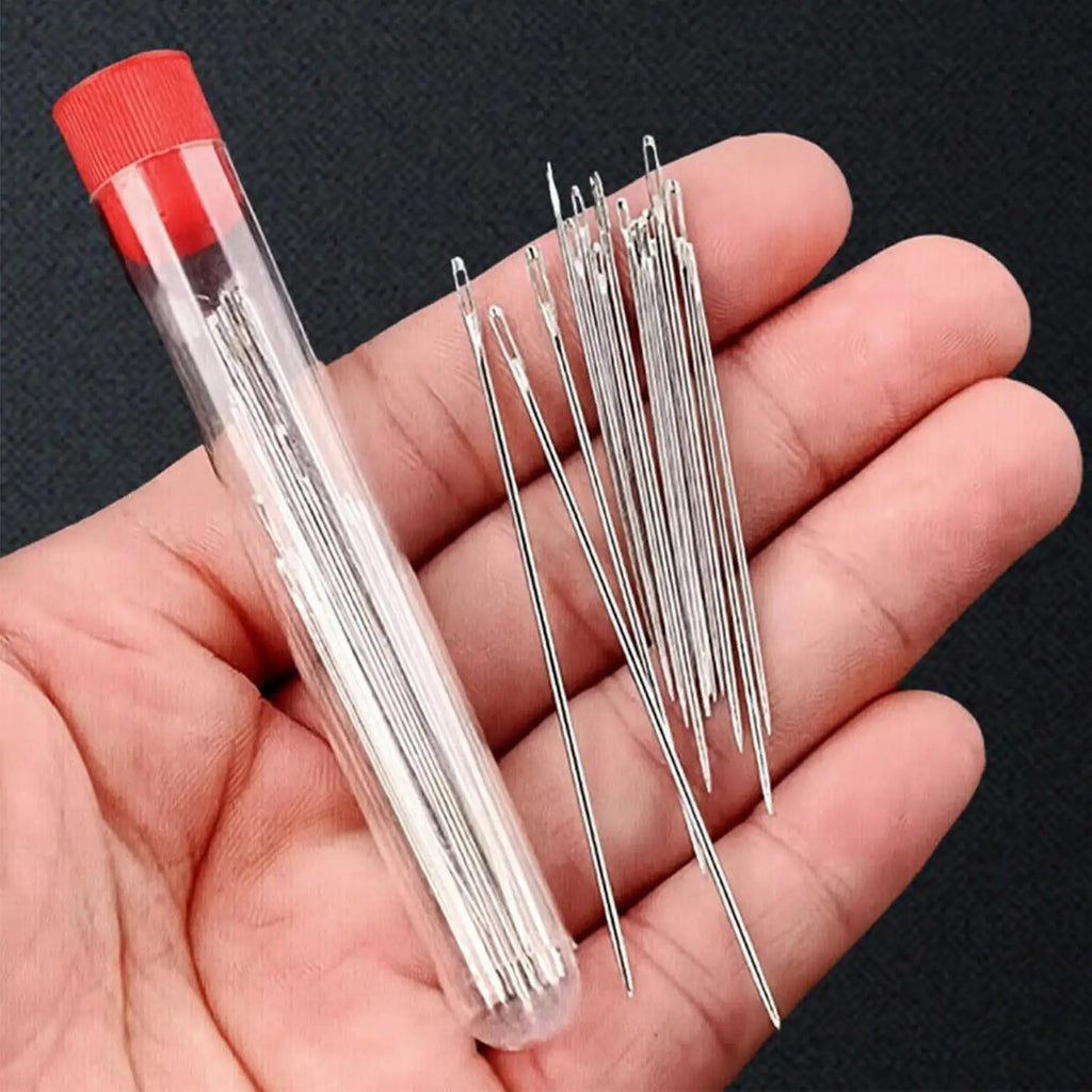 Sewing Needles Big Eyed Needle Thread Tools Piercer Household DIY