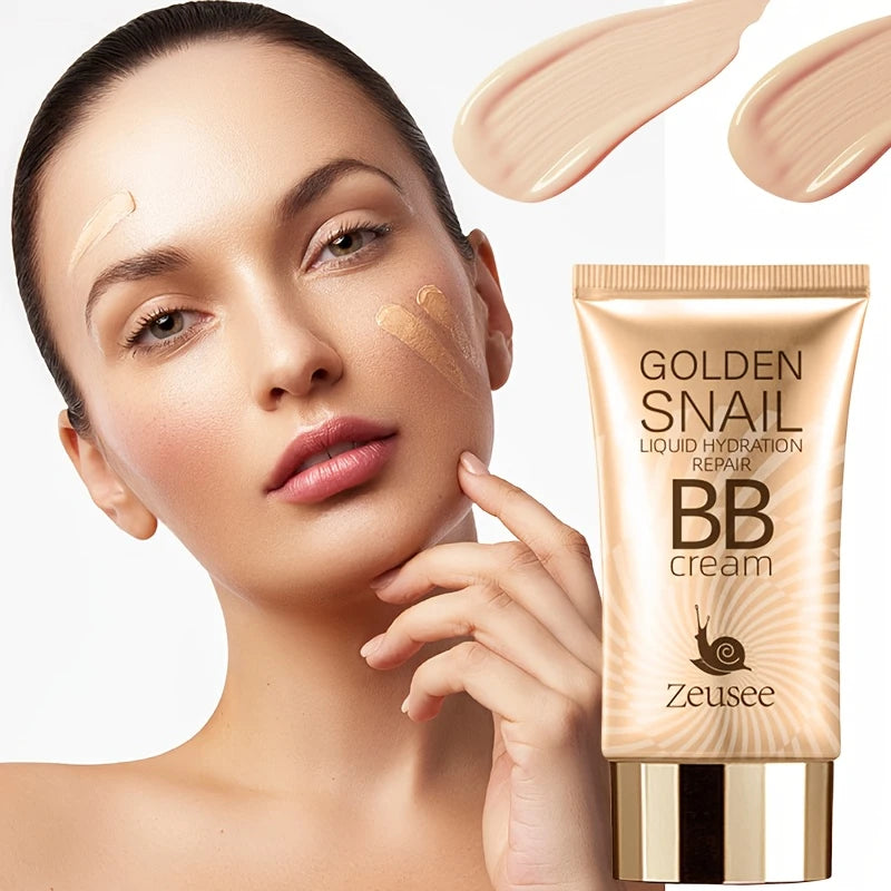 Golden Snail BB Cream Matte Moisturizing Foundation Primer Full Zpaxo