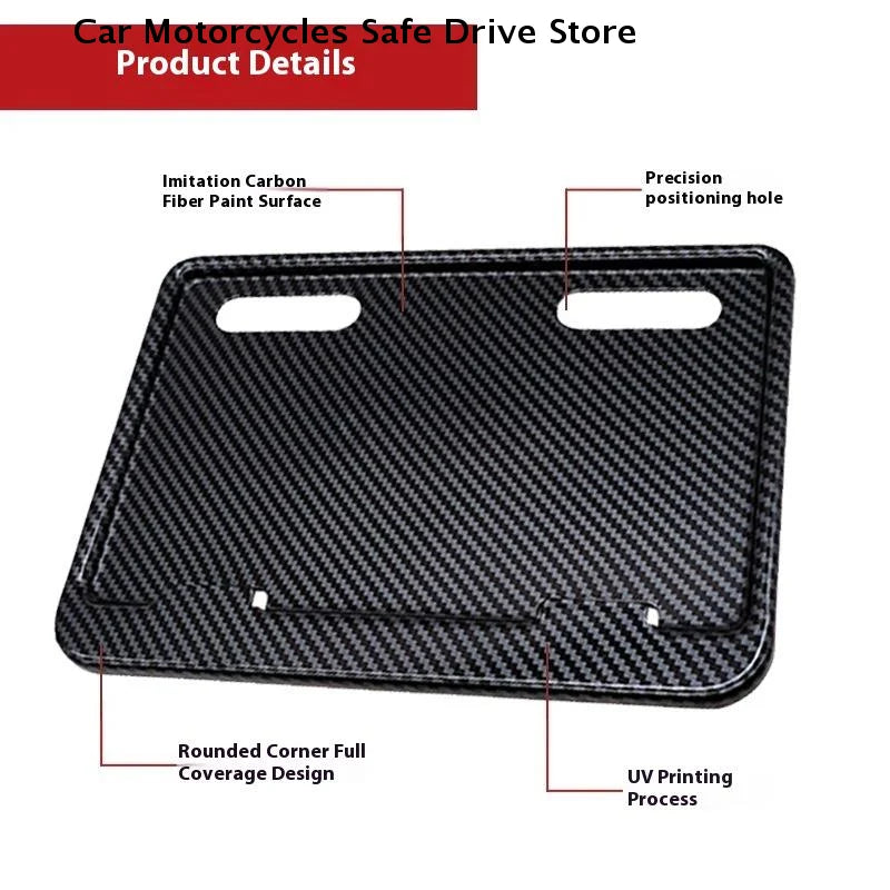 CM1 License Plate Frames Holders Universal Motorcycle Rustproof Front