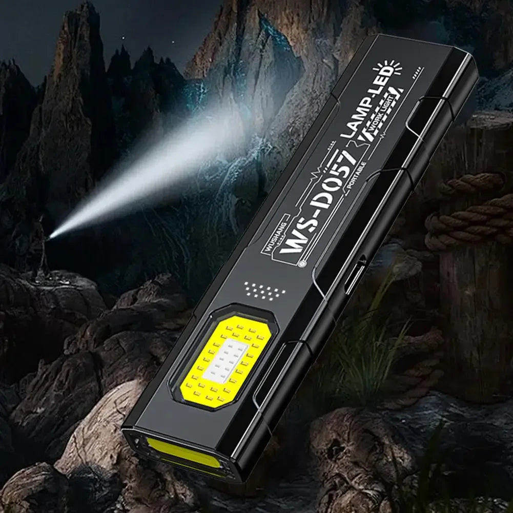 Mini LED COB Flashlight USB-C Rechargeable 550 Lumen Magnetic Torch LED COB Flashlight Zpaxo