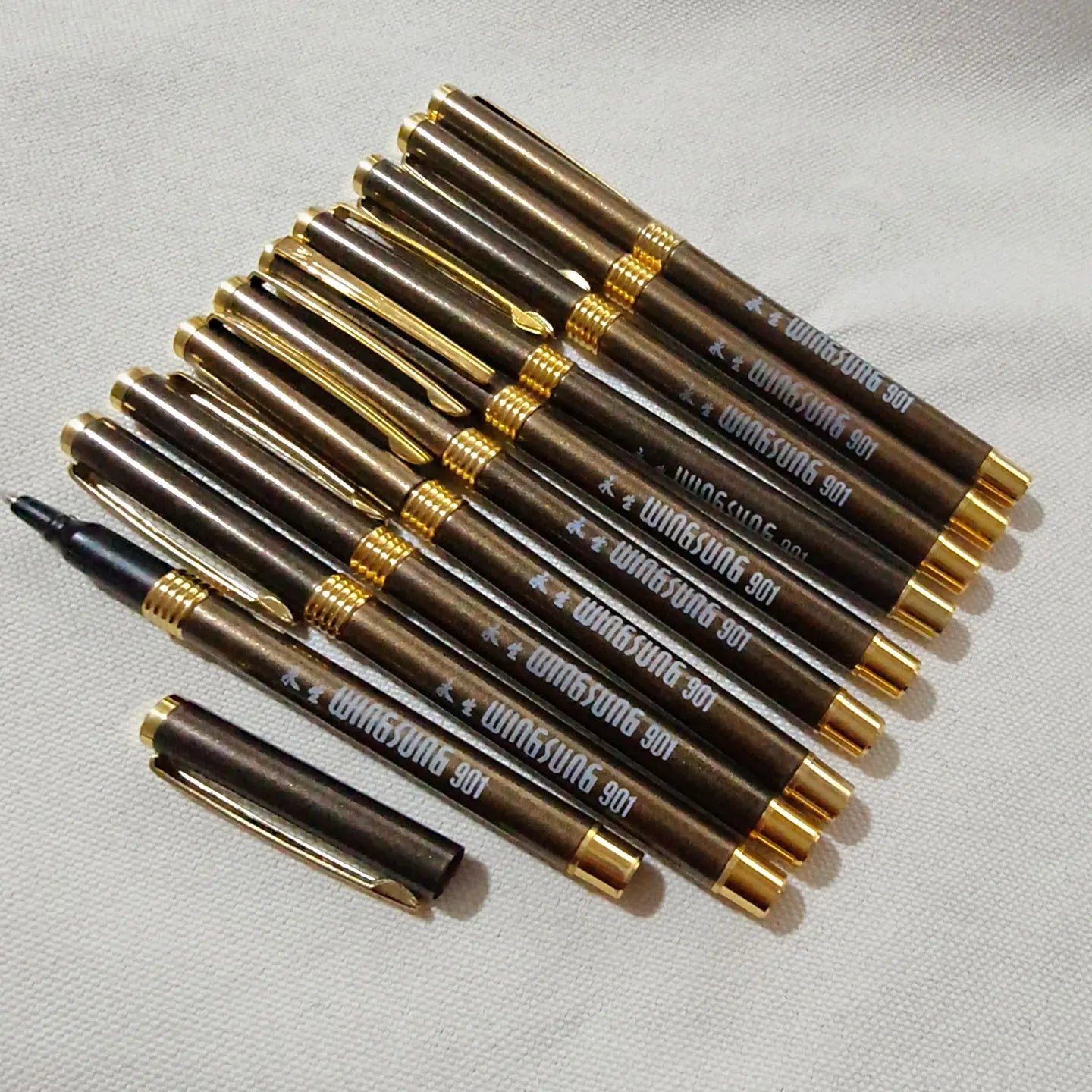 10-Pack Metal Gel Pens, Smooth Writing, Student Office Stationery, Clearance Sale, Limited Time Special Offer Zpaxo
