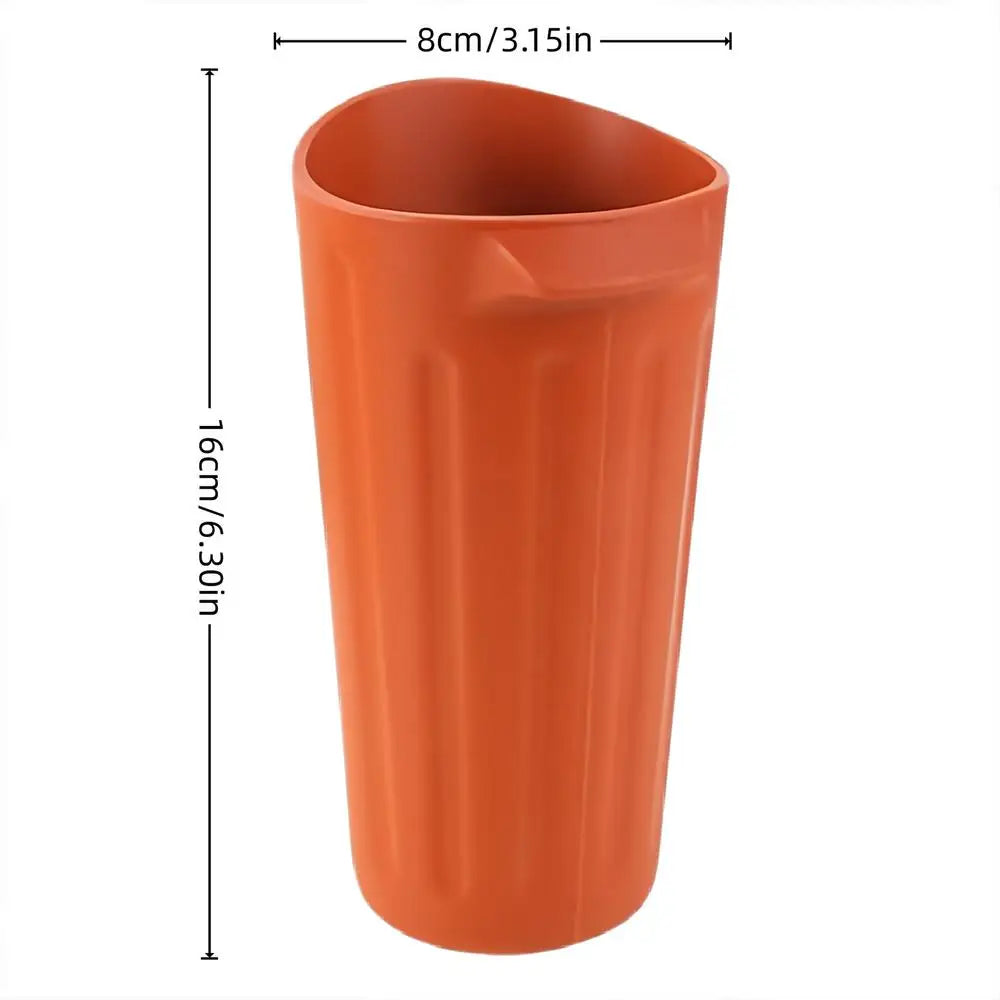 Mini Silicone Car Trash Can – Auto Cup Holder Garbage Bin Car Trash Bin Zpaxo Orange