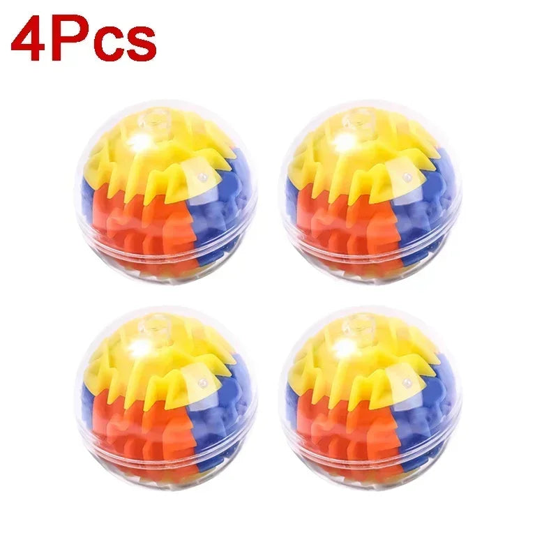 3D Maze Magic Cube Six-sided Transparent Puzzle Speed Rolling Ball