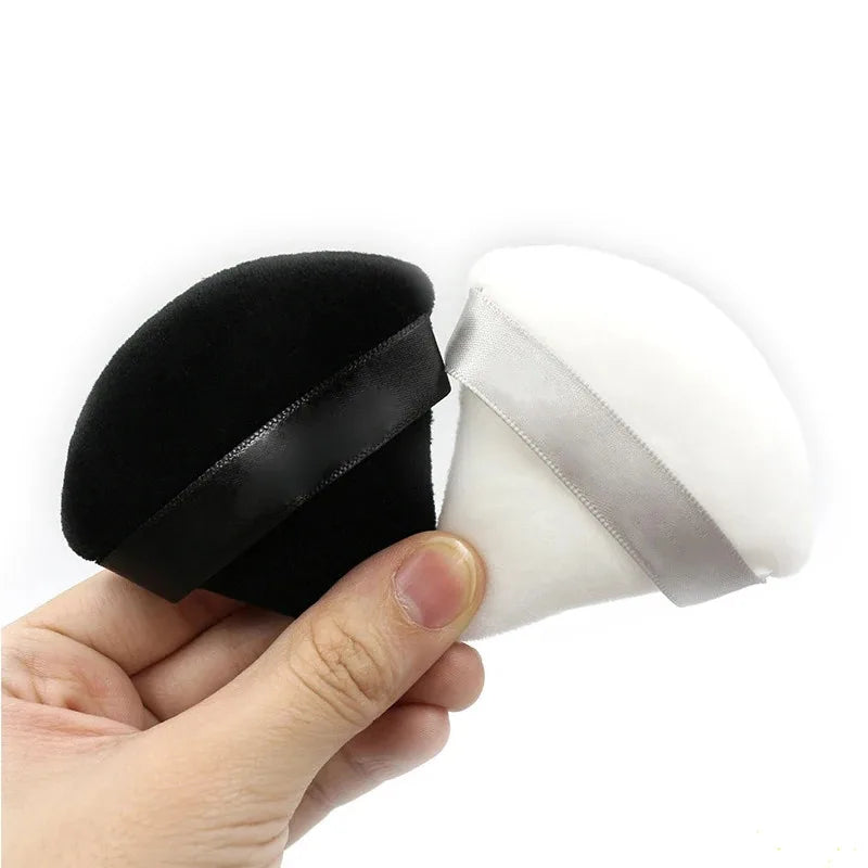 Velvet Triangle Powder Puff Set – Soft Makeup Sponge for Face