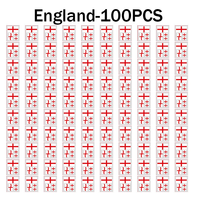 Waterproof Temporary Tattoos Soccer National Flag Series Designed