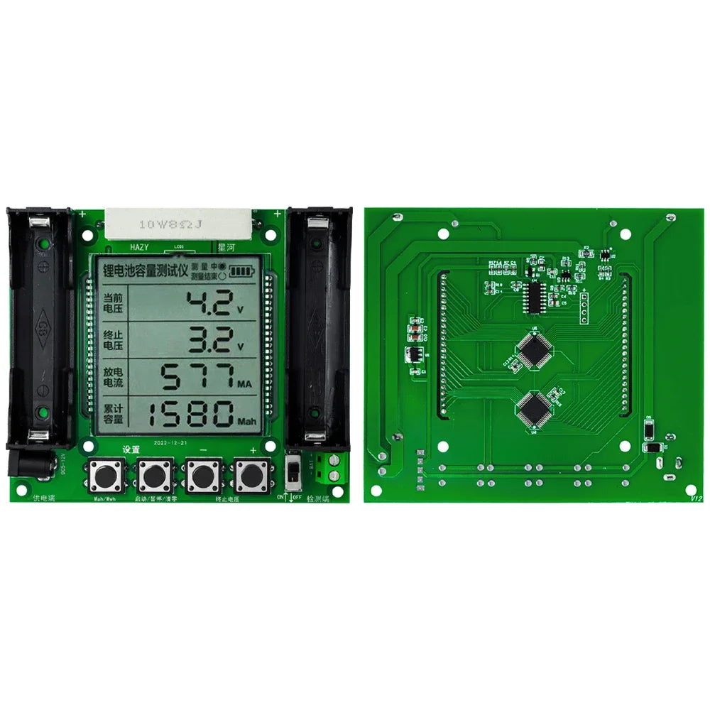 18650 Lithium Battery Capacity Tester Module High Precision XH-M239 LCD Digital Display True Capacity Module MaH/mwH Measurement Zpaxo XH-M239