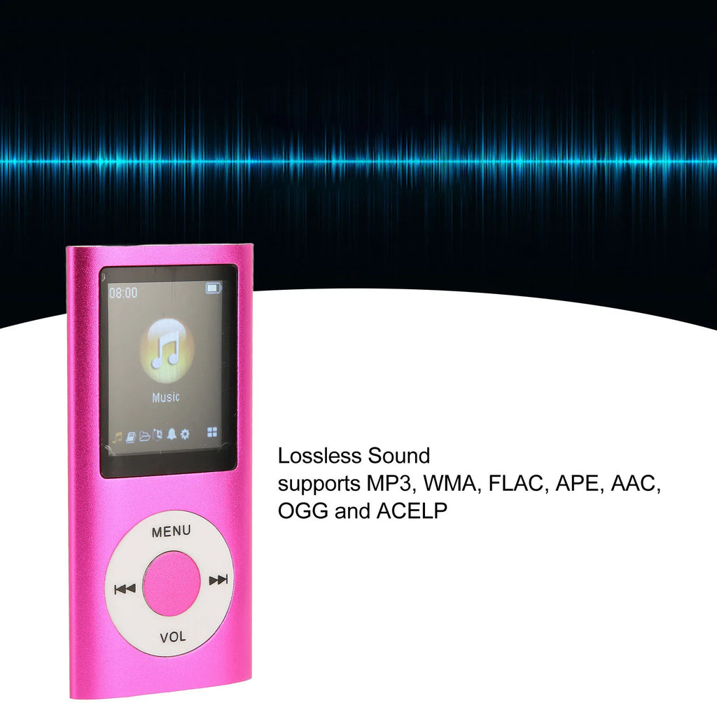 Player Support Memory Card Ultra Thin LCD MP3 Bluetooth Students