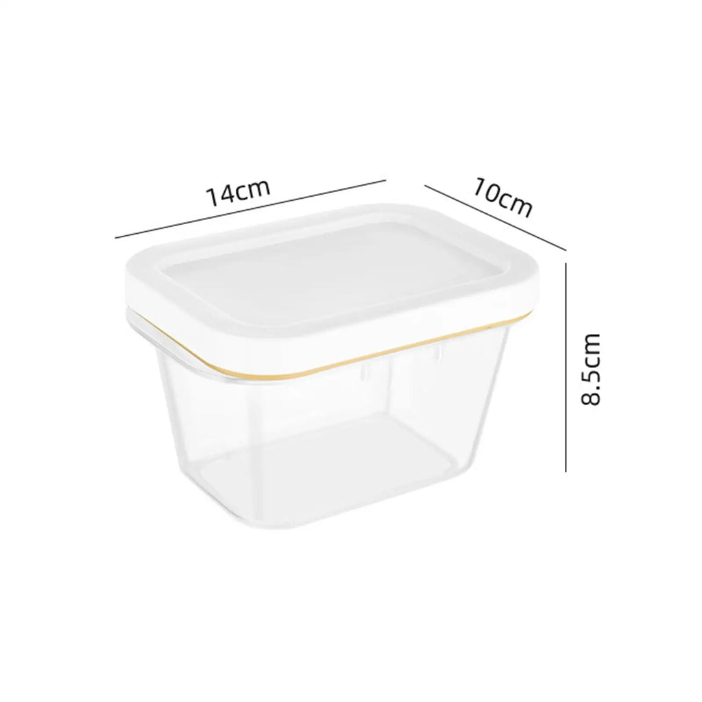 Rectangle Storage Box Butter Fresh Container Keep Cheese Case Zpaxo