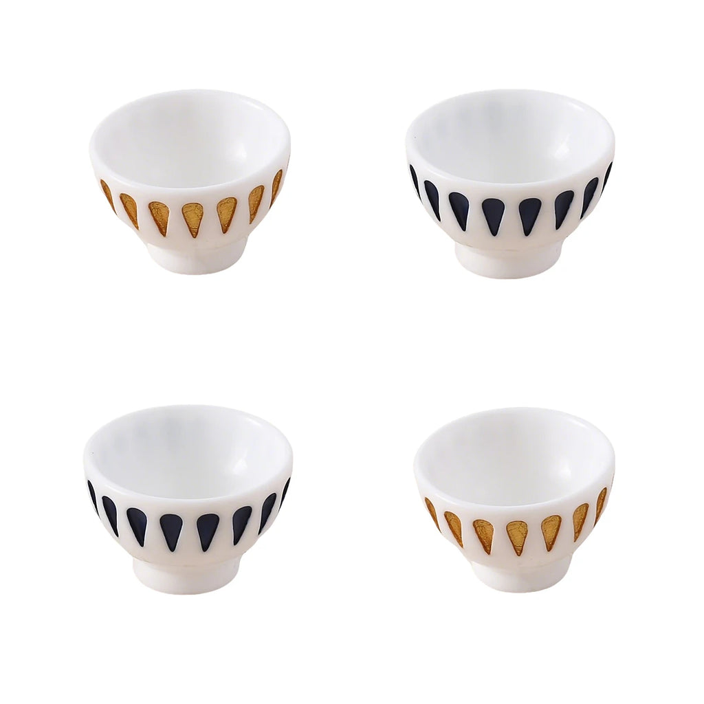 Hand-Painted Miniature Resin Bowls – Dollhouse Kitchen Props