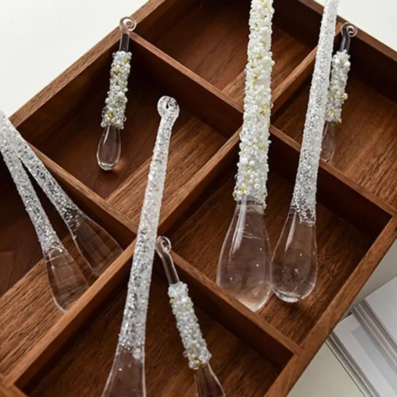 Glimmering Ice Column Ornament Unambiguous Substance Vary- Use Festal