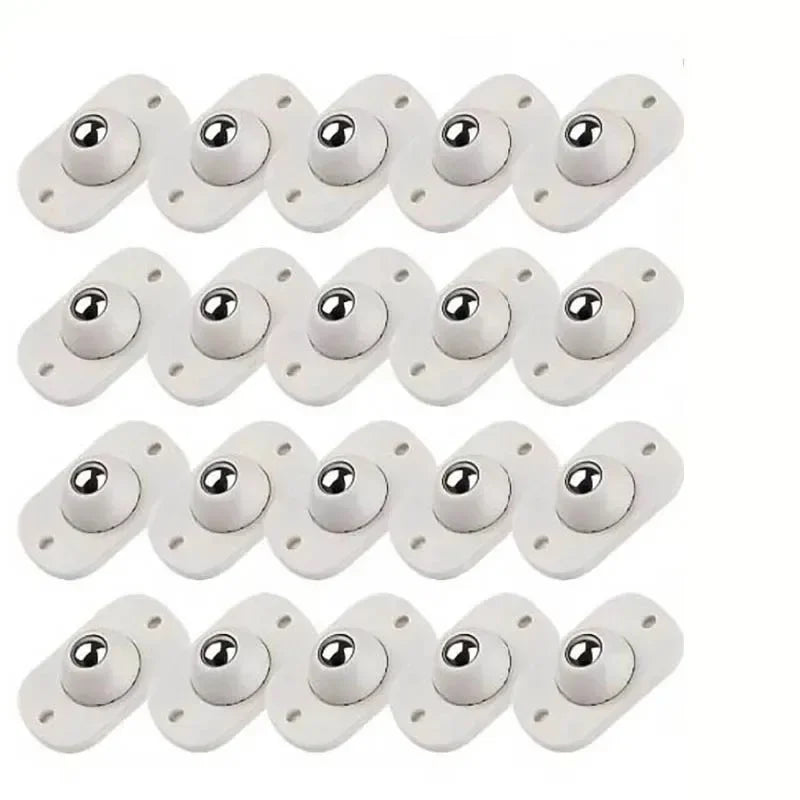 Self-Adhesive Mini Swivel Caster Wheels for Furniture (4–20 Pack) Furniture Caster Wheels Zpaxo 20pc