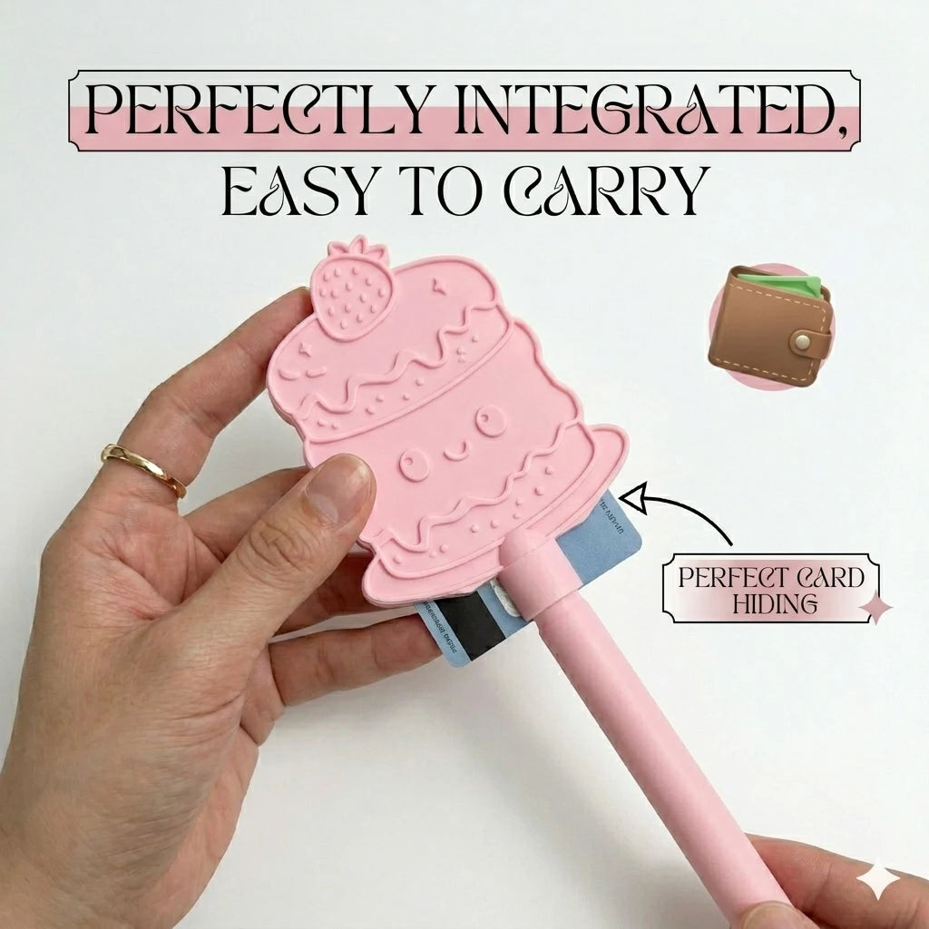 Creative Strawberry Cake Wand Contactless Payment Novelty Tap Pay