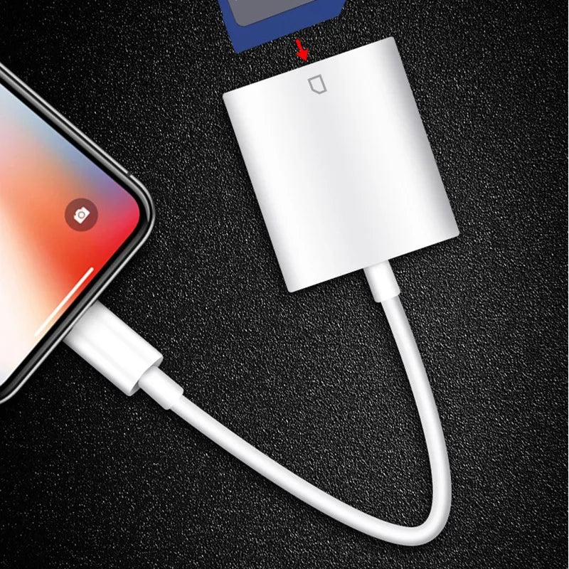 Apple SD Card Reader Camera Phone Ipad Iphone 14 13 12 11 Otg Max Zpaxo
