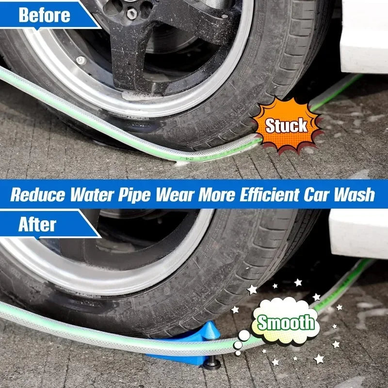 Car Hose Guide Tire Wedge – Universal Anti-Pinch Wash Tool