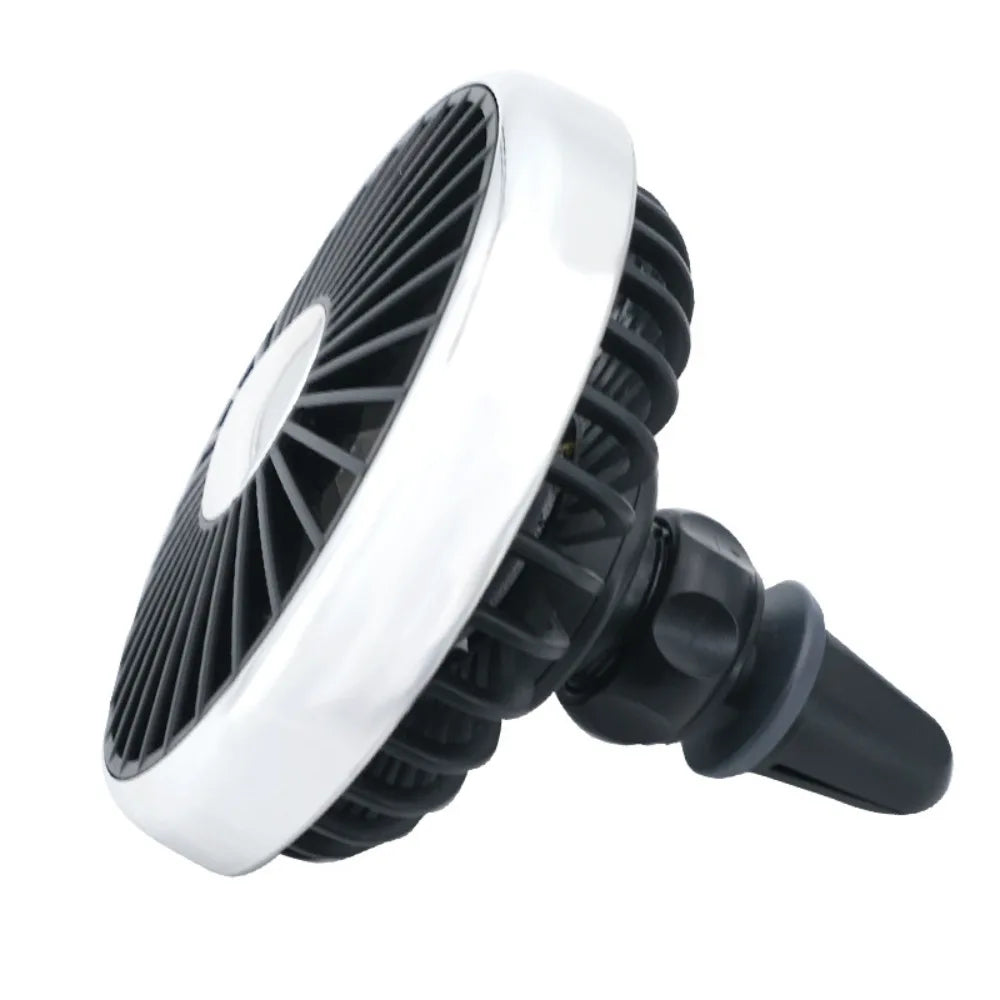 USB Ornament Portable Mini Fan Cooling Radiator Car Air Conditioner Zpaxo Black