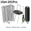 U-Shaped Garden Stakes & Staples Kit with Hook & Gaskets