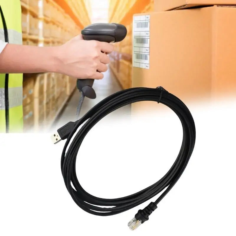 652F Omnidirectional Barcode Scanner USB Cable 200CM For MS5145 MS9540MS7120 Fast Zpaxo CN