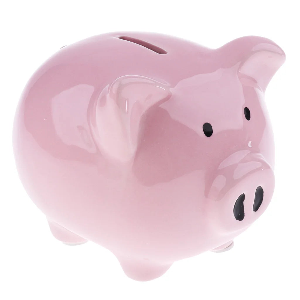 Baby Ceramic Piggy Bank Coin Money Cash Collectible Saving Box Pig Kids Children Cute Piggy Bank Money Box Saving Cash Kids Toy Zpaxo