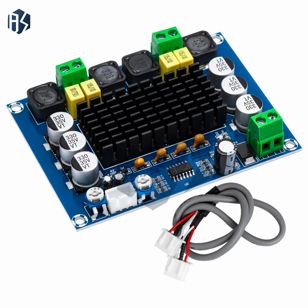 XH-M543 2x120W Dual Channel Audio Amplifier Module Hi-fi Stereo Zpaxo