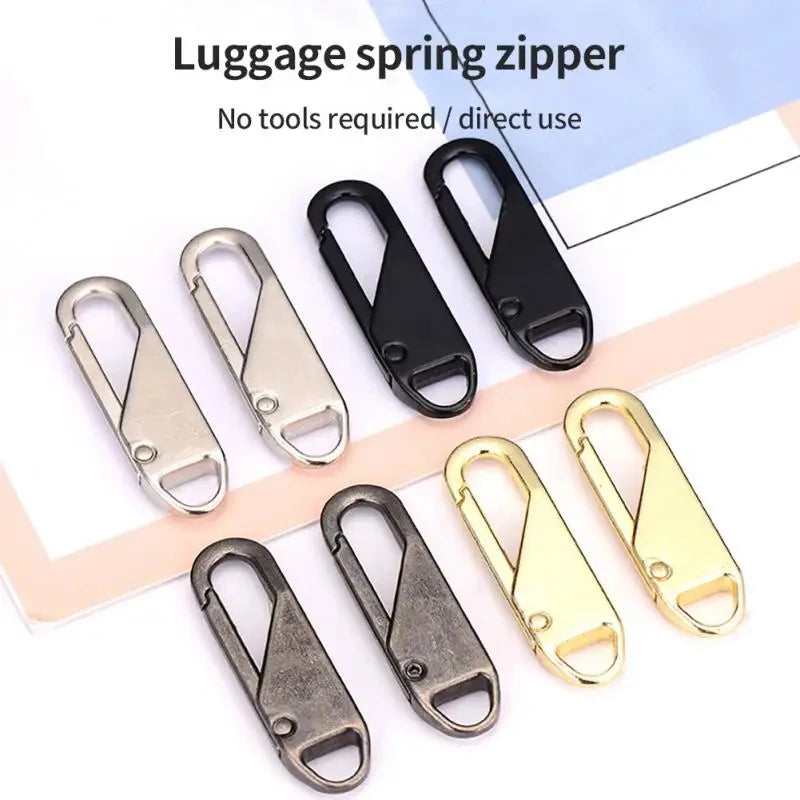 Metal Alloy Replacement Zipper Sliders – 5–20pcs DIY Repair