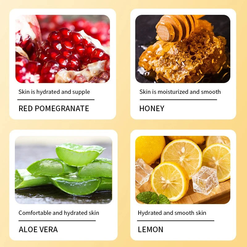 1/4pcs Natural Fresh Fruits Face Mask Facial Skincare Moisturizing Brightening Firming Hydrating Facial Masks for Face Skin Care Zpaxo