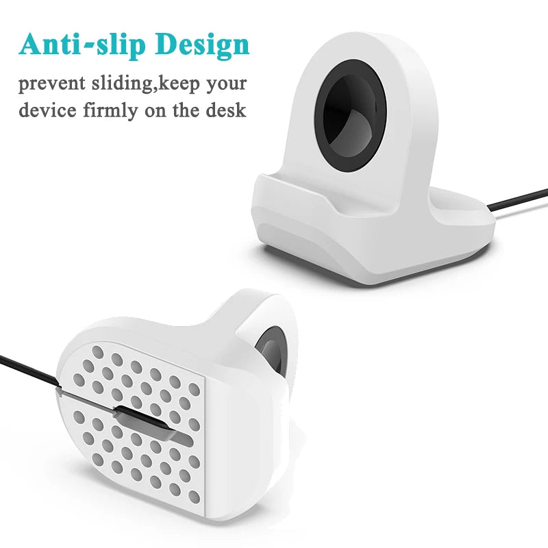 USB Charger Cable For Samsung Galaxy Watch 3 4 Classic 46mm Universal Bracket Smartwatch Charging Stand For Active 1 2 SM-R820 Zpaxo