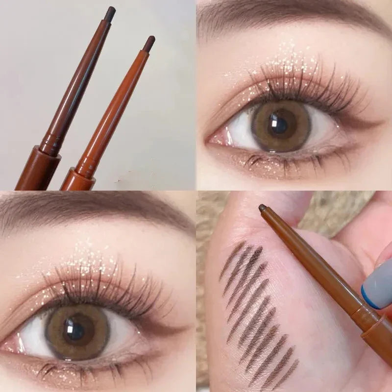 Waterproof Eyeliner Gel Pencil Red Brown Lying Silkworm Pen Soft Easy Wear High Pigment Matte Eyeliner Lasting Shiny Eyes Makeup Zpaxo