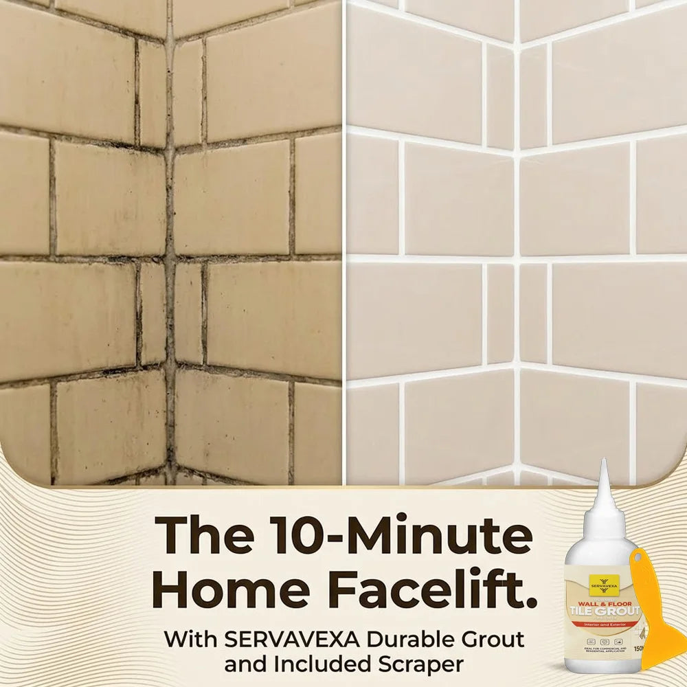 Waterproof Tile Grout Sealer Mold-Proof Quick Dry Repair Agent Floor Wall Gap Filler for Kitchen Bathroom Tile DIY Repair Kit Zpaxo